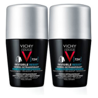 VICHY Homme Invisible Resist 72H Antiperspirant 2 × 50 ml