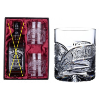 Onte Crystal Bohemia Crystal dárková sada na whisky se sklenicemi 280 ml Kometa