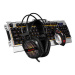 Marvo CM303, sada klávesnice s herní myší a sluchátky, US, herní, membránová typ drátová (USB), 