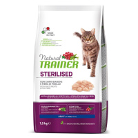 Natural Trainer Sterilised drůbeží maso granule 1,5 kg