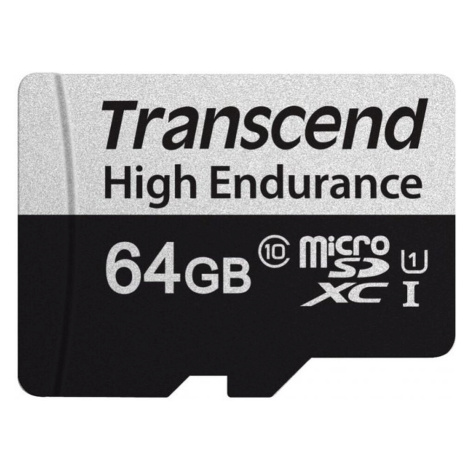 Transcend microSDXC UHS-I U1 64GB TS64GUSD350V Černá