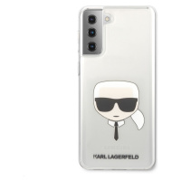 Karl Lagerfeld PC/TPU Head zadní kryt KLHCS21MKTR pro Samsung Galaxy S21+, transparentní