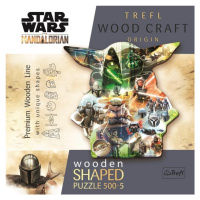 Trefl Wood Craft Origin Puzzle The Mandalorian: Záhadný Grogu 505 dílků