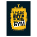 Ilustrace Gym Workout Motivation Quote, subtropica, 26.7 × 40 cm