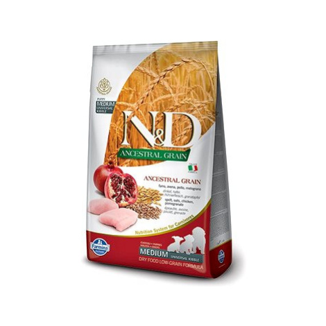 N&D Ancestral Grain Dog Puppy Medium & Maxi Chicken & Pomegranate 2,5 Kg