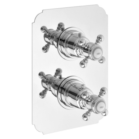 SASSARI podomítková sprchová termostatická baterie, 2 výstupy, chrom (LO89163) SR392 Sapho
