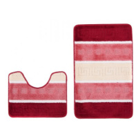 Sada koupelnových koberečků MULTI B5016 řecký, červený