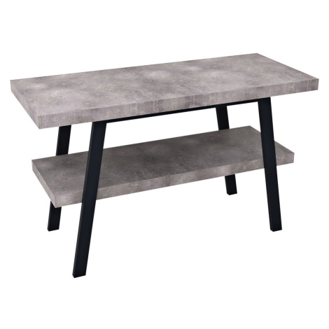 Sapho TWIGA umyvadlový stolek 110x72x50 cm, černá mat/cement