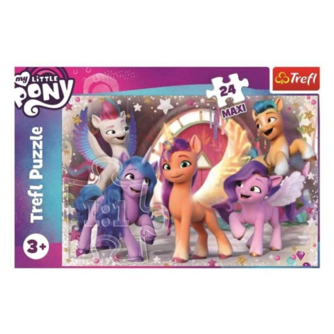 Trefl Puzzle My Little Pony: Radostní poníci MAXI 24 dílků