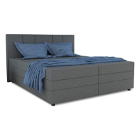 Čalouněná postel Alexa 160x200, šedá, včetně matrace