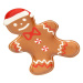 Dekoria Podnos Happy Gingerbread, 17 x 25 x 1,5 cm