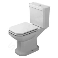 DURAVIT 1930 Stojící WC kombi mísa, vodorovný odpad, WonderGliss, bílá 02270900001