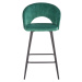 Barová židle SCH-96 tmavě zelená