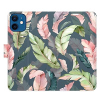 iSaprio flip pouzdro Flower Pattern 09 pro iPhone 12 mini