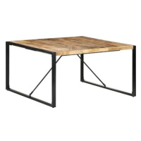 Jídelní stůl 140 × 140 × 75 cm hrubé mangovníkové dřevo