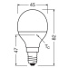 LED žárovka E14 OSRAM CL P FR 5,7W (40W) neutrální bílá (4000K)