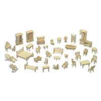 Woodcraft construction kit Woodcraft Dřevěné 3D puzzle nábytek set