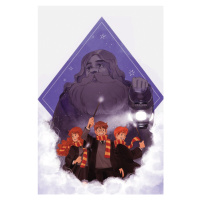 Umělecký tisk Harry Potter - Lumos, (26.7 x 40 cm)