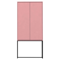 Růžová skříňka 75x164,5 cm Lennon – Really Nice Things