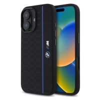 Bmw BMHMP16S23SHEB iPhone 16 6,1 černý/černý pevný obal silikonový Hexagon Bl