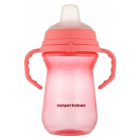 CANPOL babies Hrneček se silikonovým pítkem FirstCup 250ml růžový