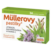 Dr. Müller Müllerovy pastilky s jitrocelem a mateřídouškou 36 pastilek