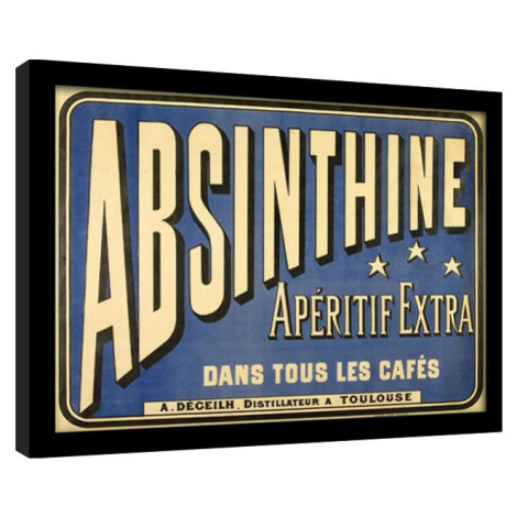 Obraz na zeď - Absint - Absinthe Aperitif, 34.3x44.5 cm Pyramid