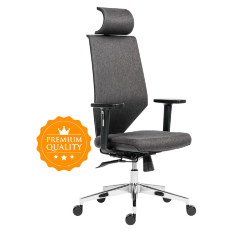 ANTARES Kancelářská židle EDGE celočalouněná šedá