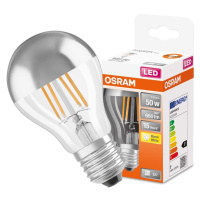 LED žárovka LED E27 A60 6,5W = 34W 650lm 2700K Teplá OSRAM  Mirror Silver