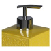 Koupelnový keramický set MAUR žlutá Mybesthome název: dávkovač na mýdlo