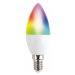 Solight LED SMART WIFI žárovka, svíčka, 5W, E14, RGB, 400lm WZ431