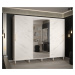 Šatní skříň Abi Calipso Marmur 2 Barva korpusu: Bílá, Rozměry: 250 cm, Dveře: Bílý Marmur + zrca
