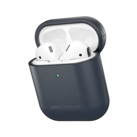 AlzaGuard Genuine Leather Case pro AirPods 1. a 2. generace - modré