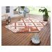 NORTHRUGS - Hanse Home koberce Kusový koberec Twin Supreme 105457 Malibu Cayenne – na ven i na d
