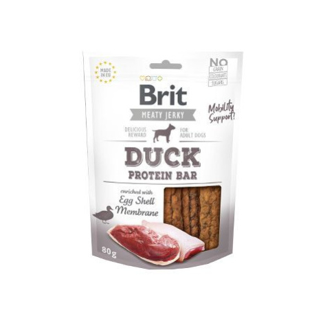 Brit pamlsky Jerky Duck Protein Bar 80 g