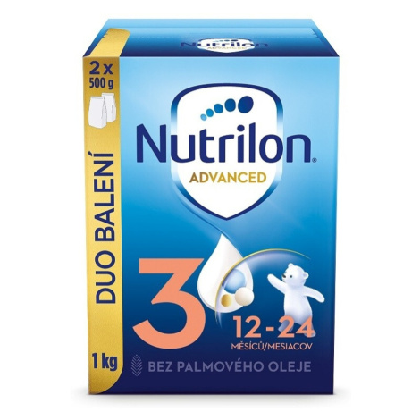 NUTRILON 3 Advanced Batolecí mléko od ukončeného 12. měsíce 1000 g