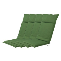 Sada potahů na židli / křeslo Houston, 120 x 50 x 4 cm, 4dílná, zelená