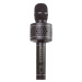 Teddies Mikrofon karaoke Bluetooth, černá, na baterie, s USB kabelem