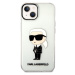 Pouzdro Karl Lagerfeld iPhone 14 Plus IML NFT Ikonik čiré