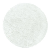 Ayyildiz koberce Kusový koberec Fluffy Shaggy 3500 white kruh - 200x200 (průměr) kruh cm