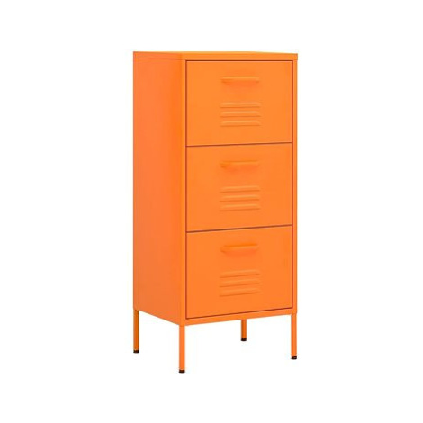 Úložná skříň oranžová 336183 SHUMEE