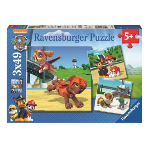 Ravensburger Puzzle Tlapková Patrola - Psí tým/3x49 dílků MPK Toys CZ s.r.o.