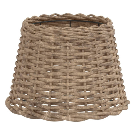 vidaXL Stínidlo lampy hnědé Ø 30 x 20 cm proutěné
