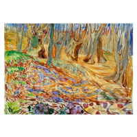 Edvard Munch - Elm Forrest in Spring, 1923 - puzzle z kategorie Umělecké