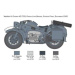 Model Kit military 7406 - Zundapp KS 750 with sidecar (1: 9)