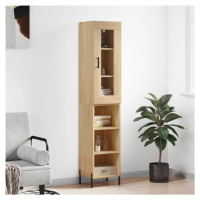 vidaXL Skříň highboard dub sonoma 34,5 x 34 x 180 cm kompozitní dřevo