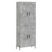 vidaXL Skříň highboard betonově šedá 69,5x34x180 cm kompozitní dřevo