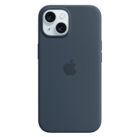 Apple iPhone 15 Silikonový kryt s MagSafe bouřkově modrý