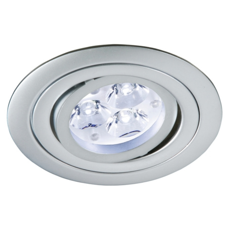 BPM Vestavné svítidlo Aluminio Plata nikl satin 3LEDx3W, 230V 5000.19LED2.D40.3K