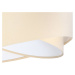 Maco Design Závěsná lampa Vivien, dvoubarevná, béžová/bílá